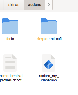 Restore my cinnamon